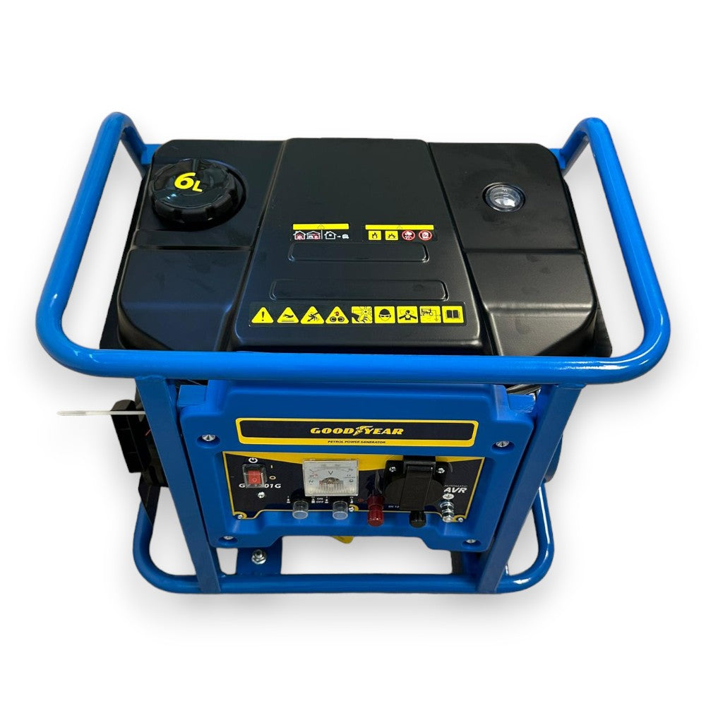 Generatore gruppo elettrogeno a benzina 4 tempi 1100w 45x38xH37 cm