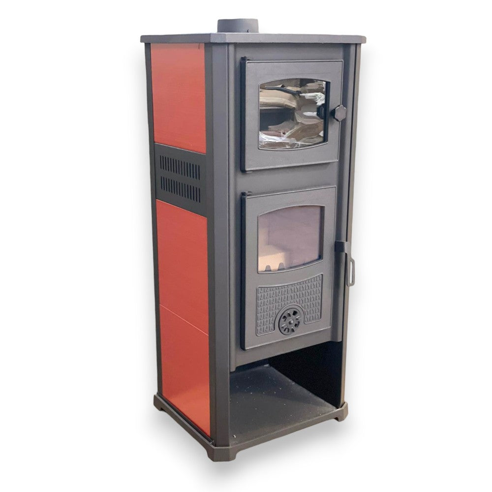 Wood stove with oven Steel structure 13 kW K-line Kalorosa