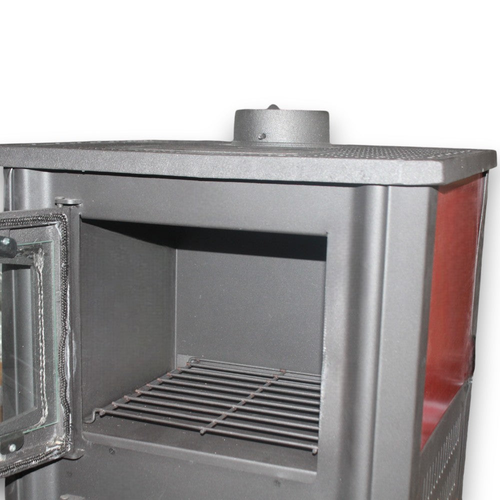 Wood stove with oven Steel structure 13 kW K-line Kalorosa