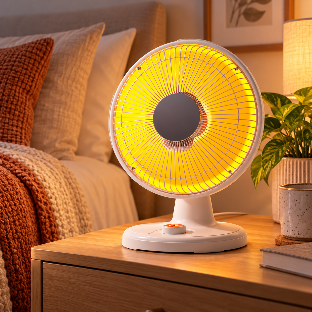 Stufa elettrica 600W da tavolo al carbonio con parabola Ø26 cm