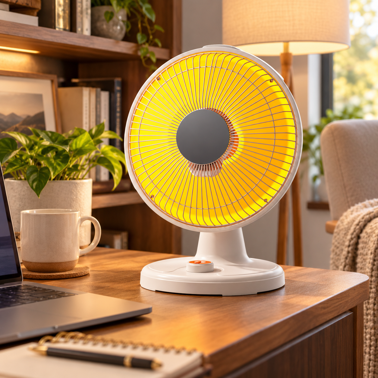 Stufa elettrica 600W da tavolo al carbonio con parabola Ø26 cm