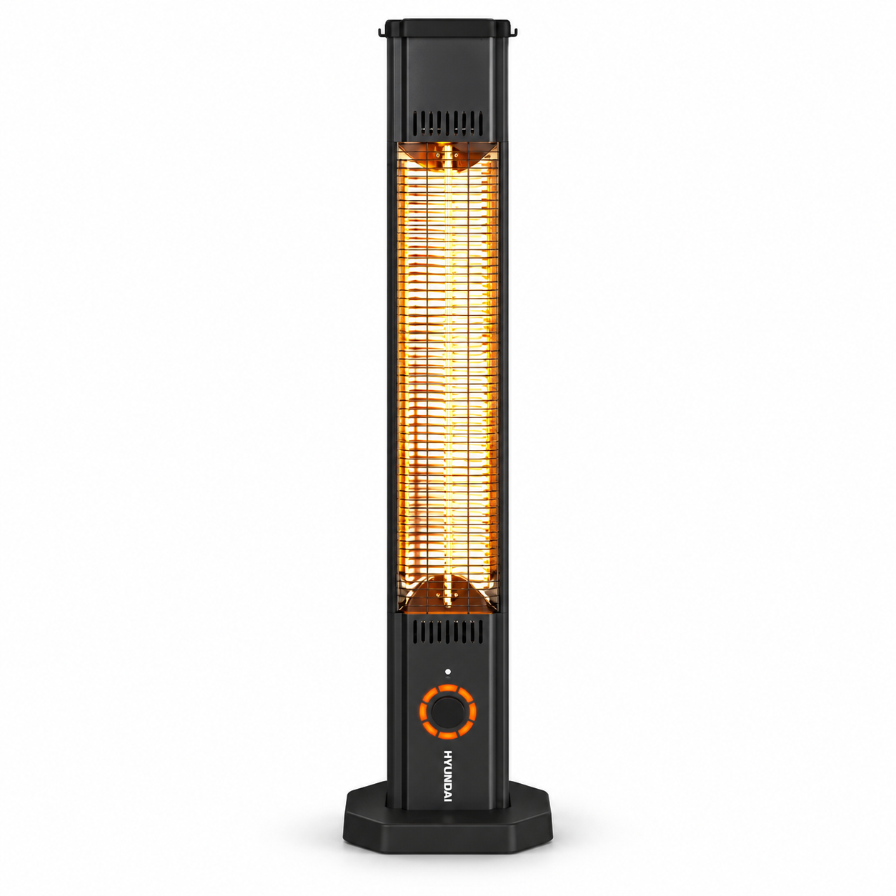 Stufa elettrica patio a colonna 2000W al carbonio da parete o da terra ideale per esterni