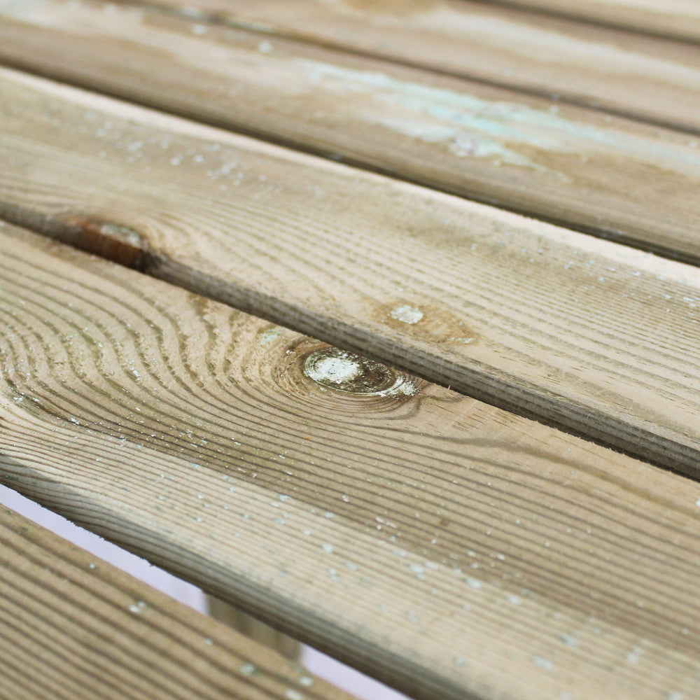 Tavolo bar pub e locali alto da esterno 60x60x110 cm in legno di pino impregnato verniciabile Trender