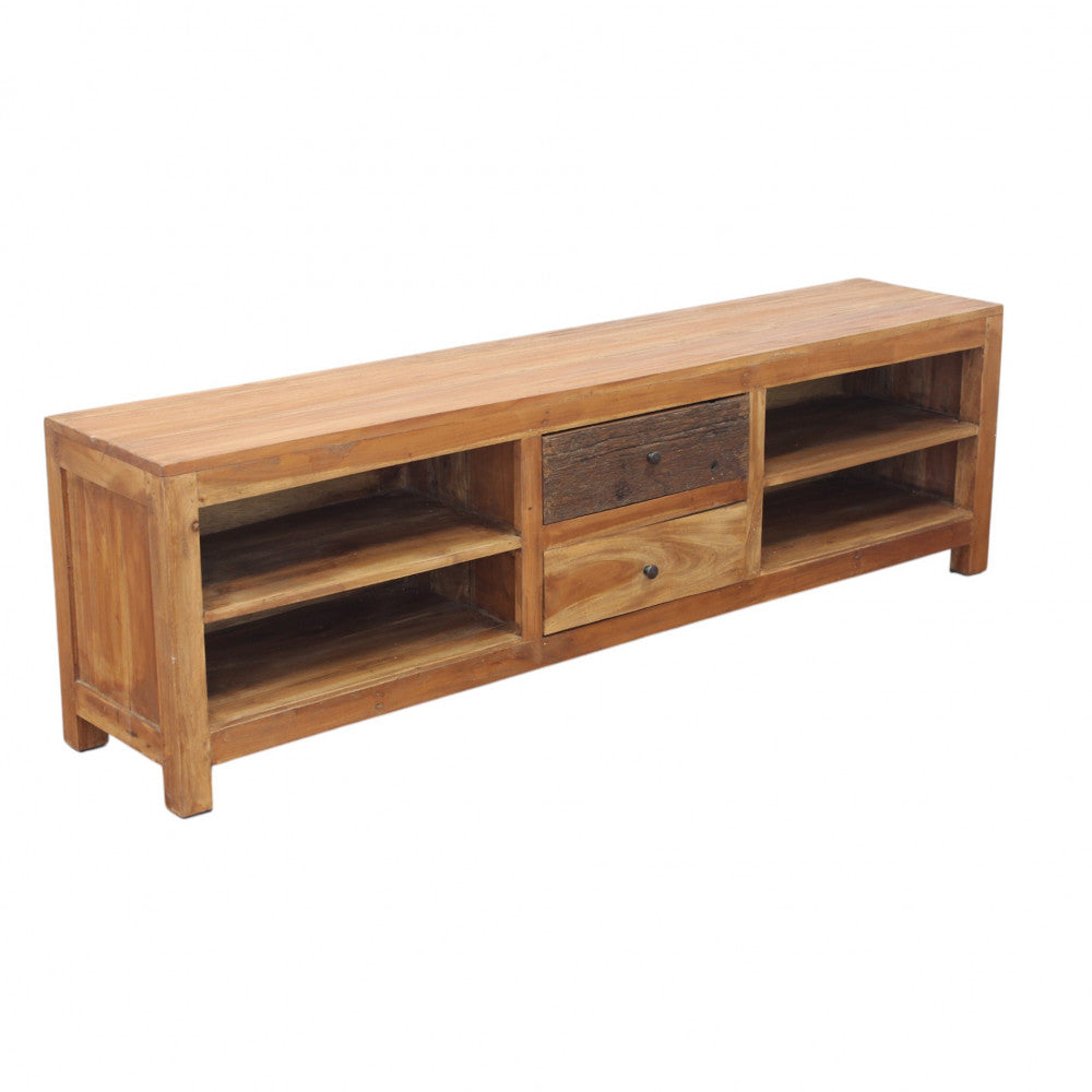 Mobile in legno mogano per soggiorno 170x35xH50 cm ideale per interni eleganti e spaziosi arredamenti