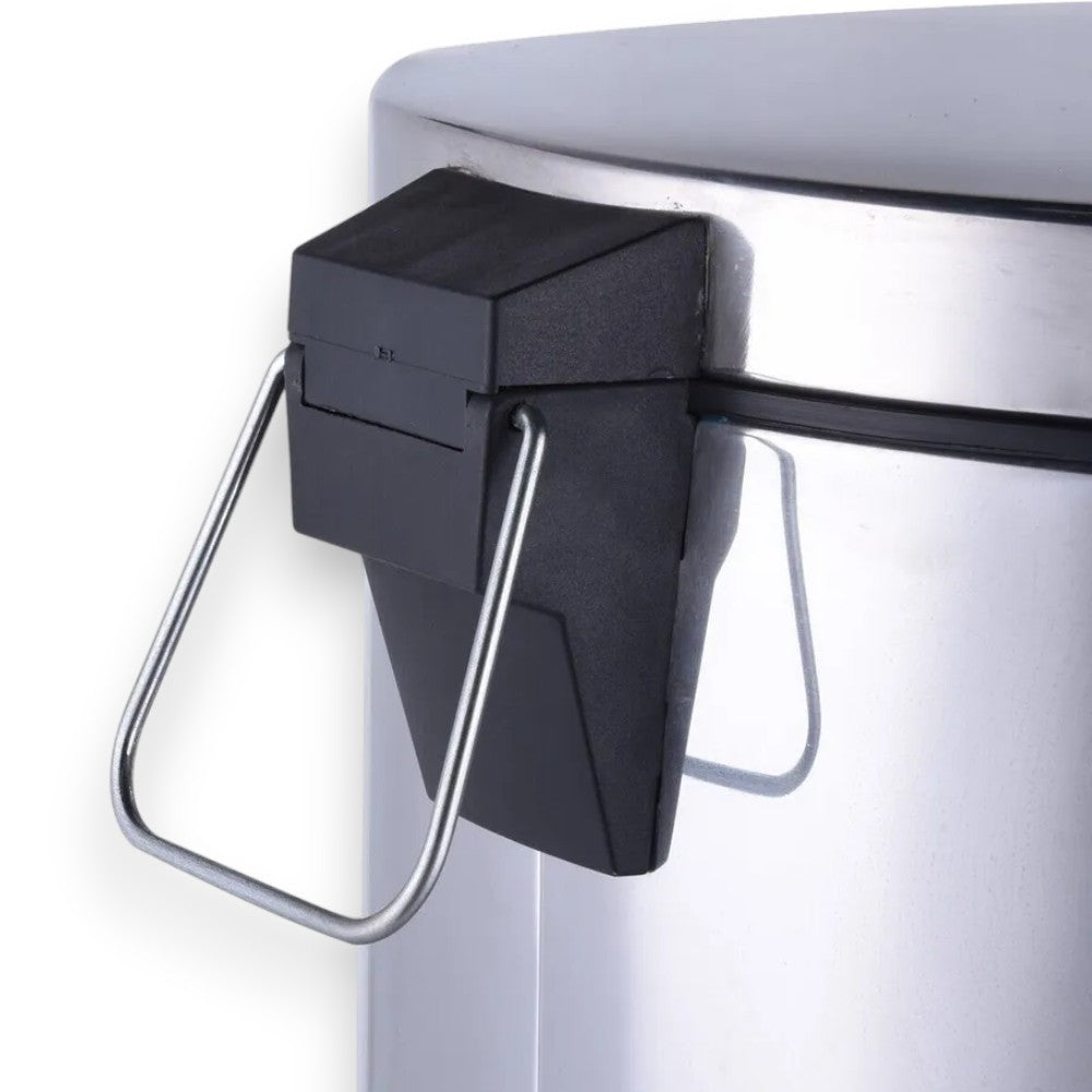 Pattumiera porta rifiuti per bagno in acciaio