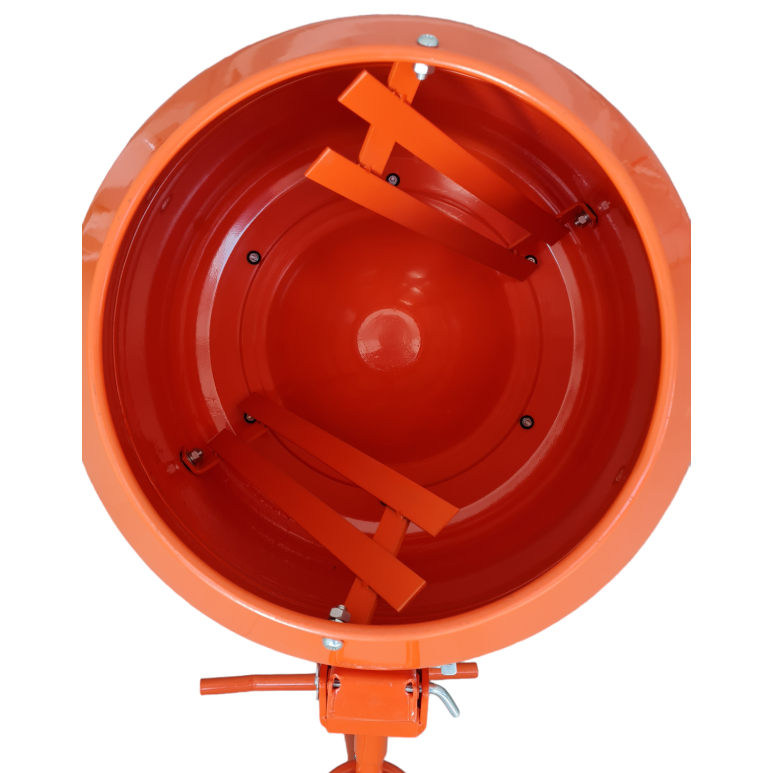 Betoniera elettrica Frontale 135 litri 550W per miscelazione cemento telaio in acciaio e ghisa