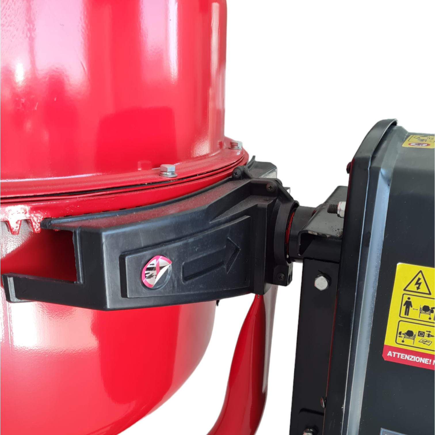 Betoniera elettrica Laterale Monofase 180 litri 800W in acciaio e ghisa