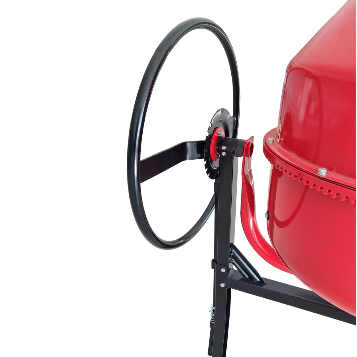 Betoniera elettrica Laterale Monofase 180 litri 800W in acciaio e ghisa