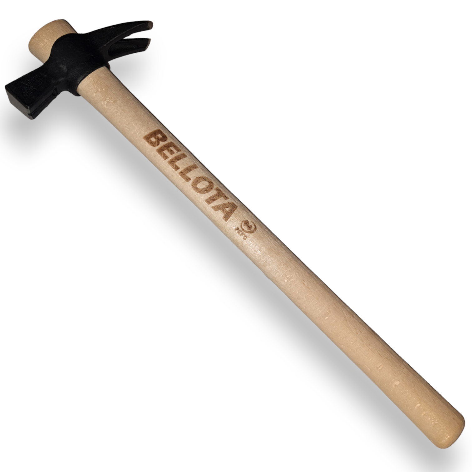 Martello Da Carpentiere in acciaio con Magnete reggichiodi e manico lungo in legno 45 cm