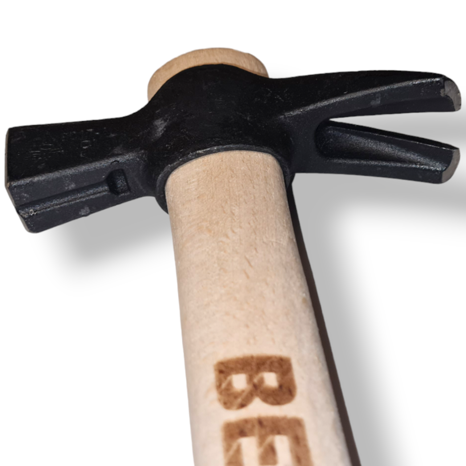 Martello Da Carpentiere in acciaio con Magnete reggichiodi e manico lungo in legno 45 cm