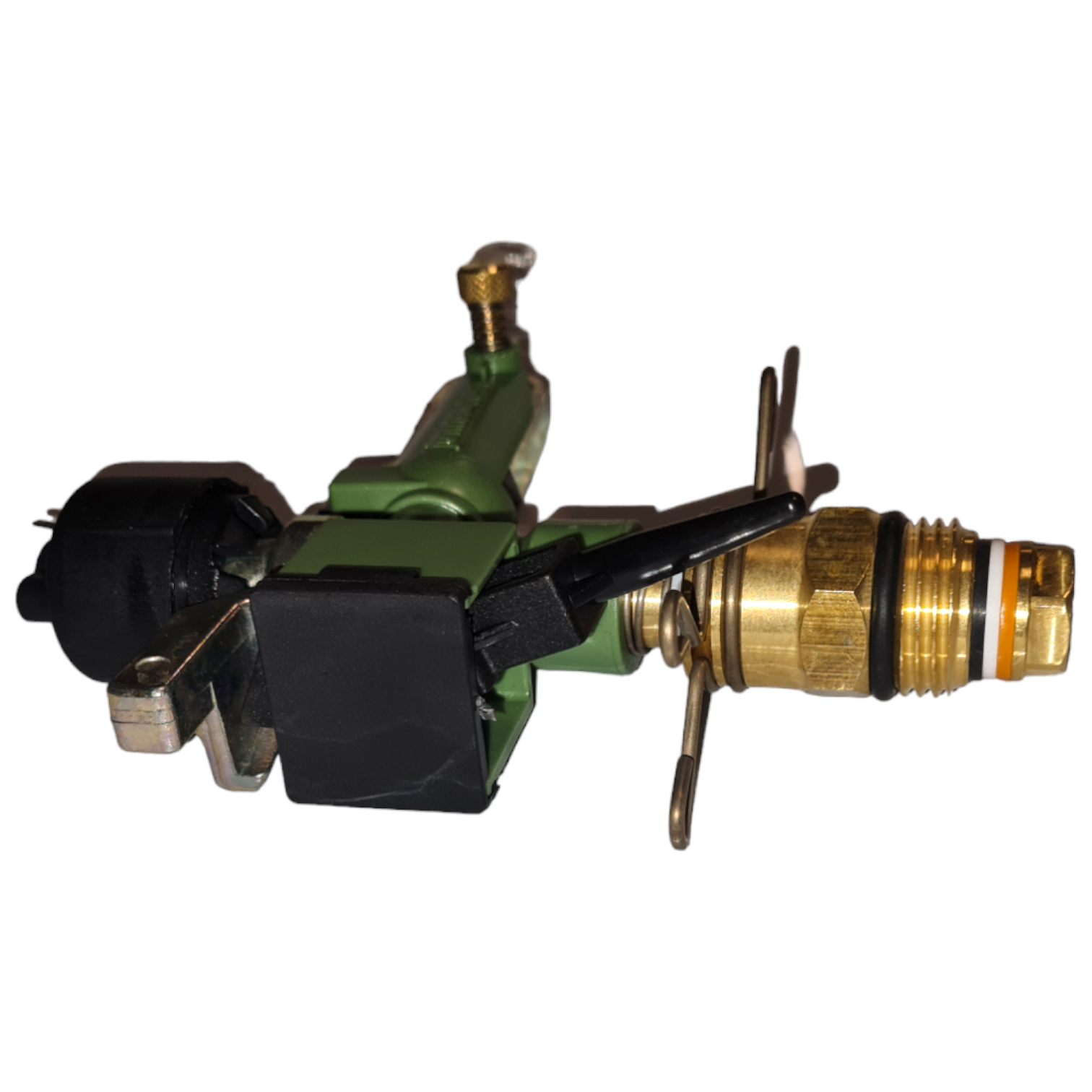 Irrigatore 1 getto a settore raccordo 1/2" in ottone ugello con rompigetto regolabile Junior Teso 4