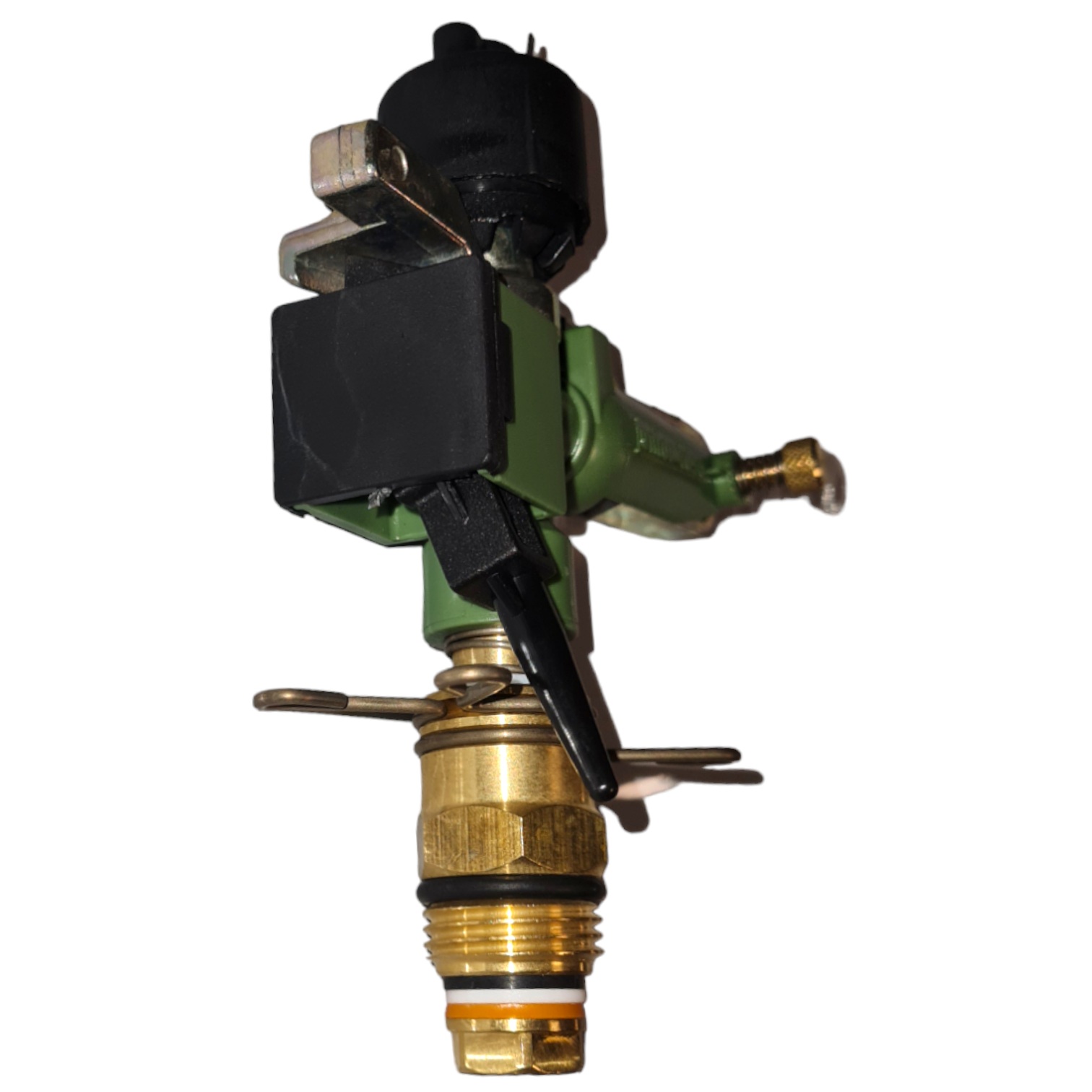 Irrigatore 1 getto a settore raccordo 1/2" in ottone ugello con rompigetto regolabile Junior Teso 4