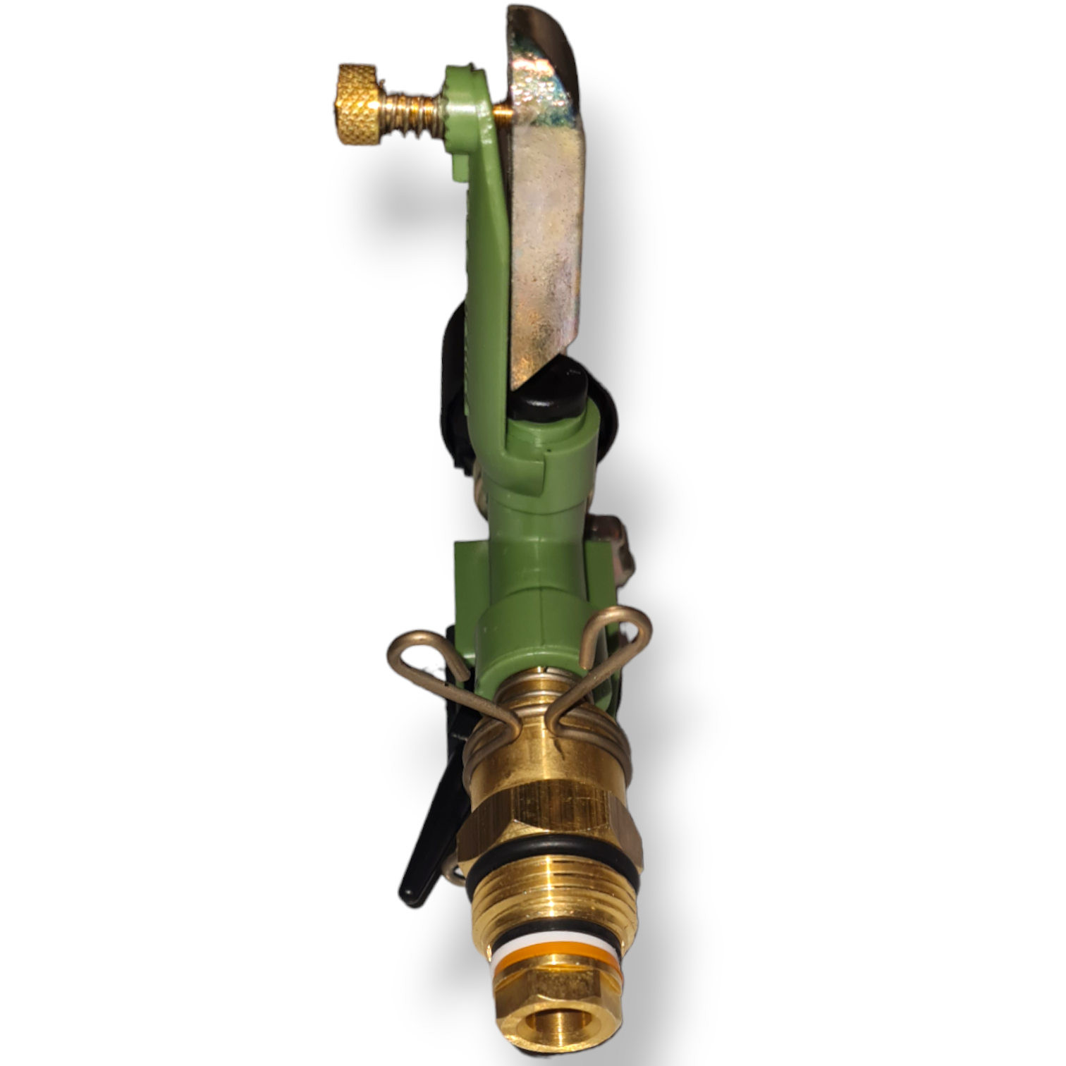 Irrigatore 1 getto a settore raccordo 1/2" in ottone ugello con rompigetto regolabile Junior Teso 4