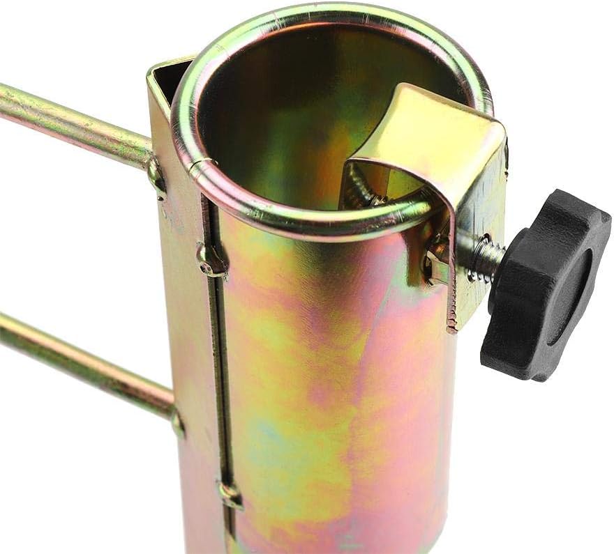 Picchetto puntale in ferro zincato tondo 42 mm per ombrellone da spiaggia a palo centrale