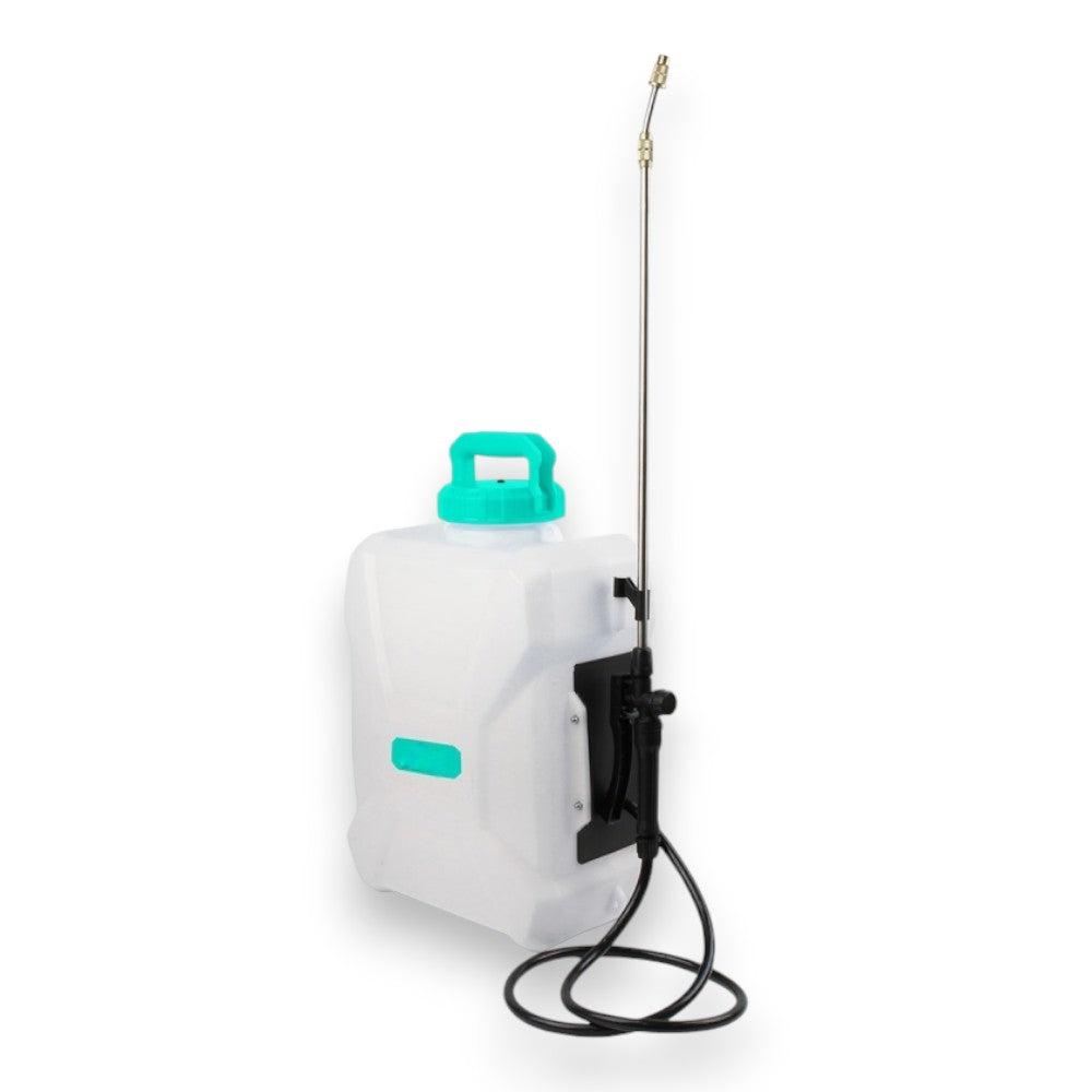 Pompa irroratrice a zaino 12 lt a batteria litio rimovibile 4Ah con lancia in acciaio inox e ottone