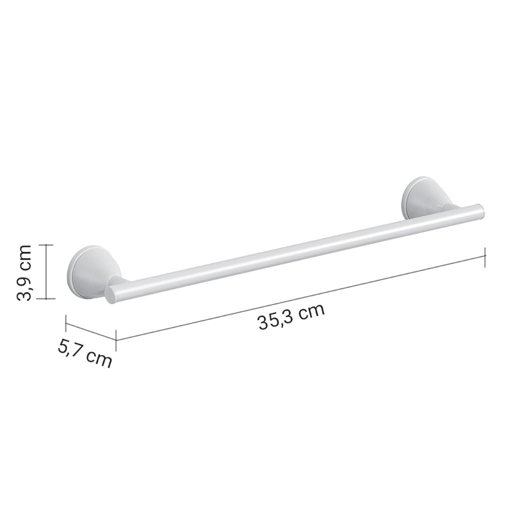Portasalviette in accaio per bagno
