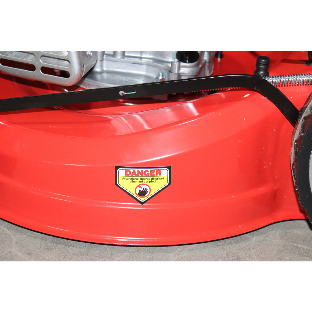 Tosaerba semovente in acciaio taglio 53 cm 4 in 1 con motore briggs & stratton 161 cc