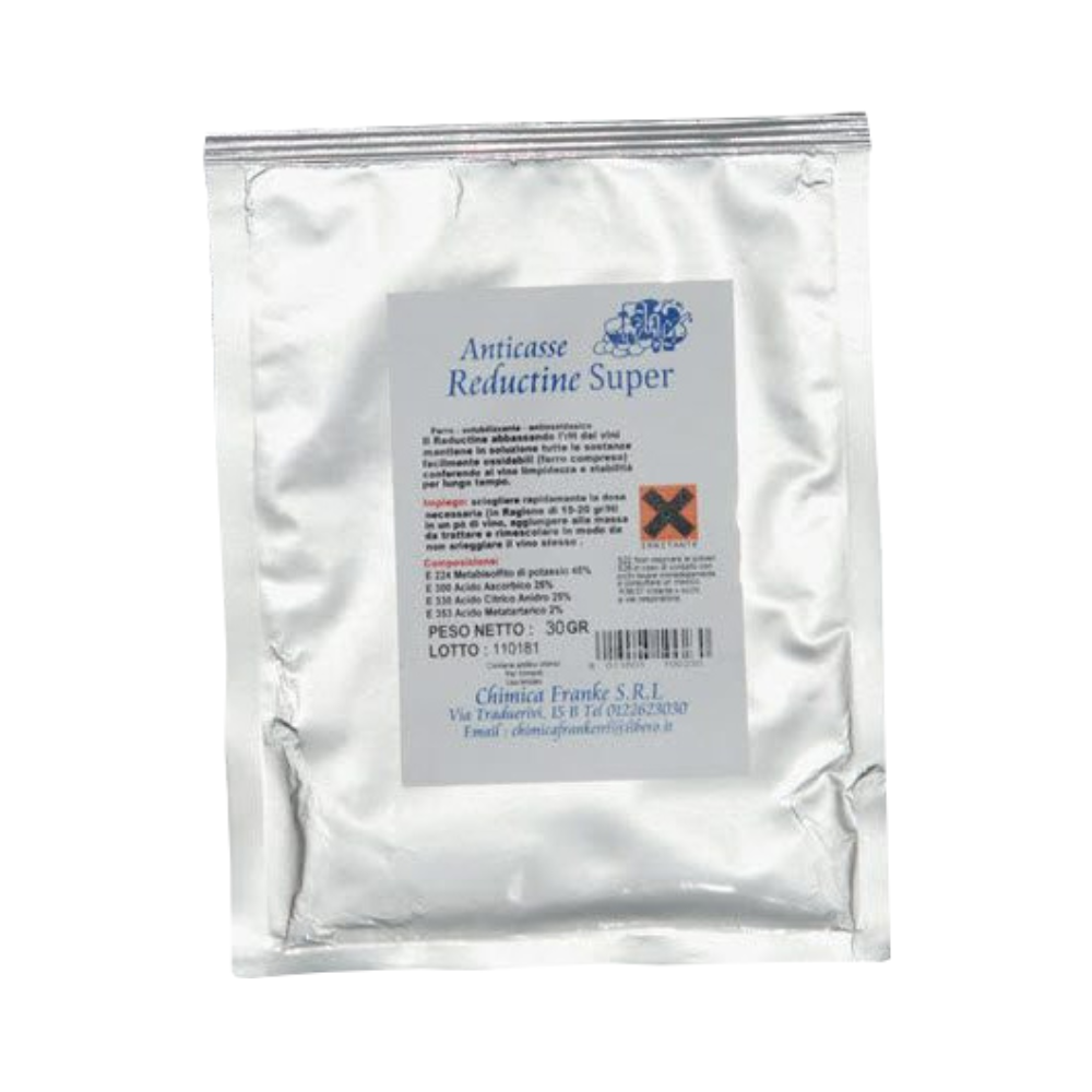 Antiossidante per vini reductine 30 gr