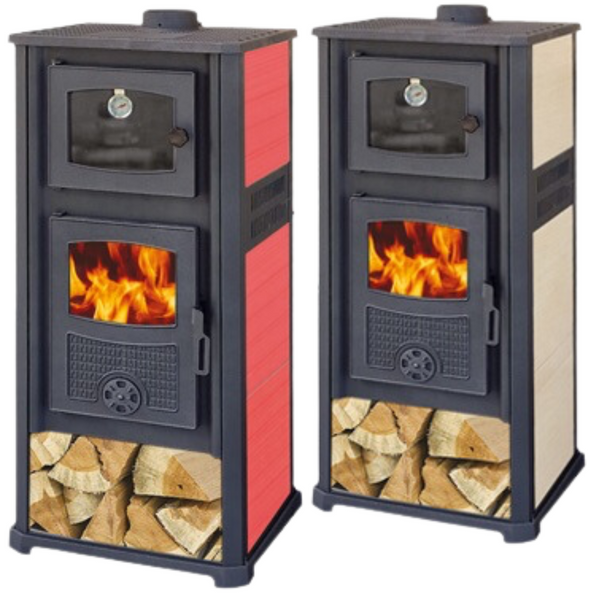 <transcy>Wood stove with oven Steel structure 13 kW K-line Kalorosa</transcy>