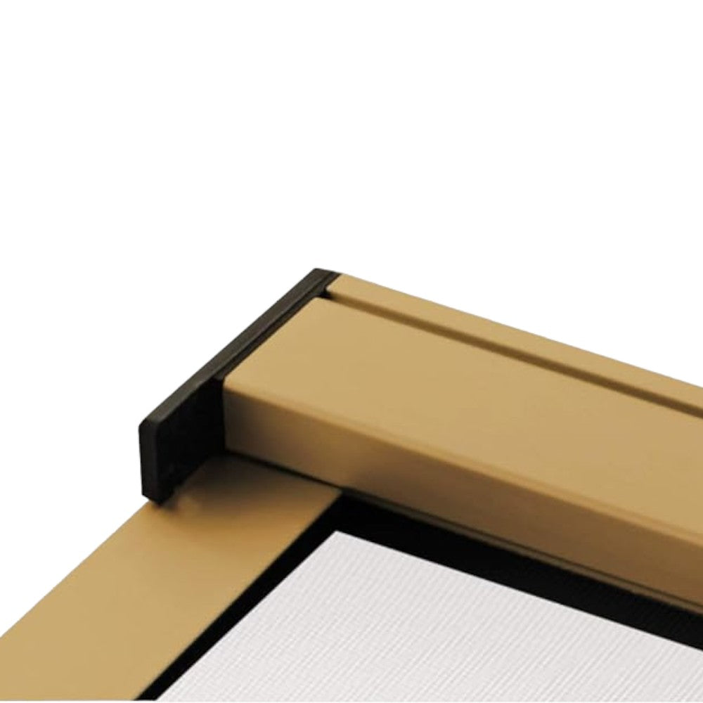 Zanzariera avvolgibile orizzontale 150x250h cm con profili in alluminio per porte e finestre