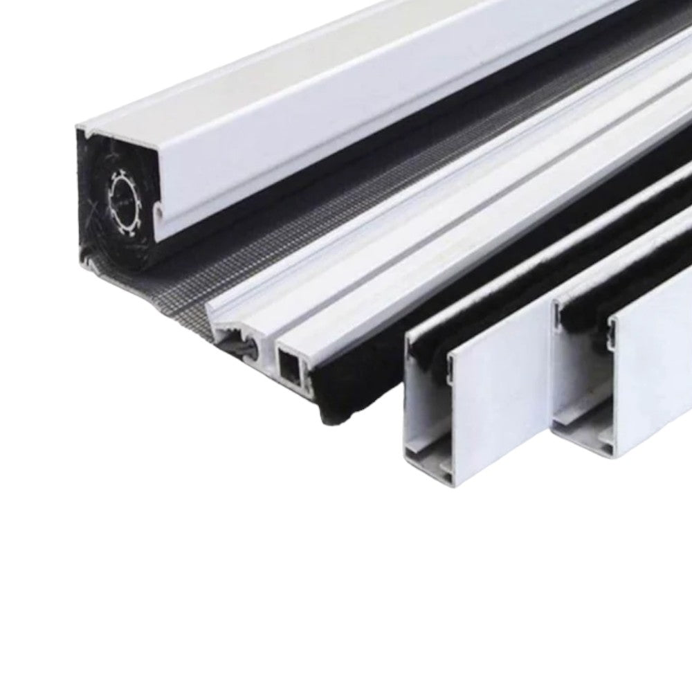 Zanzariera avvolgibile orizzontale 150x250h cm con profili in alluminio per porte e finestre