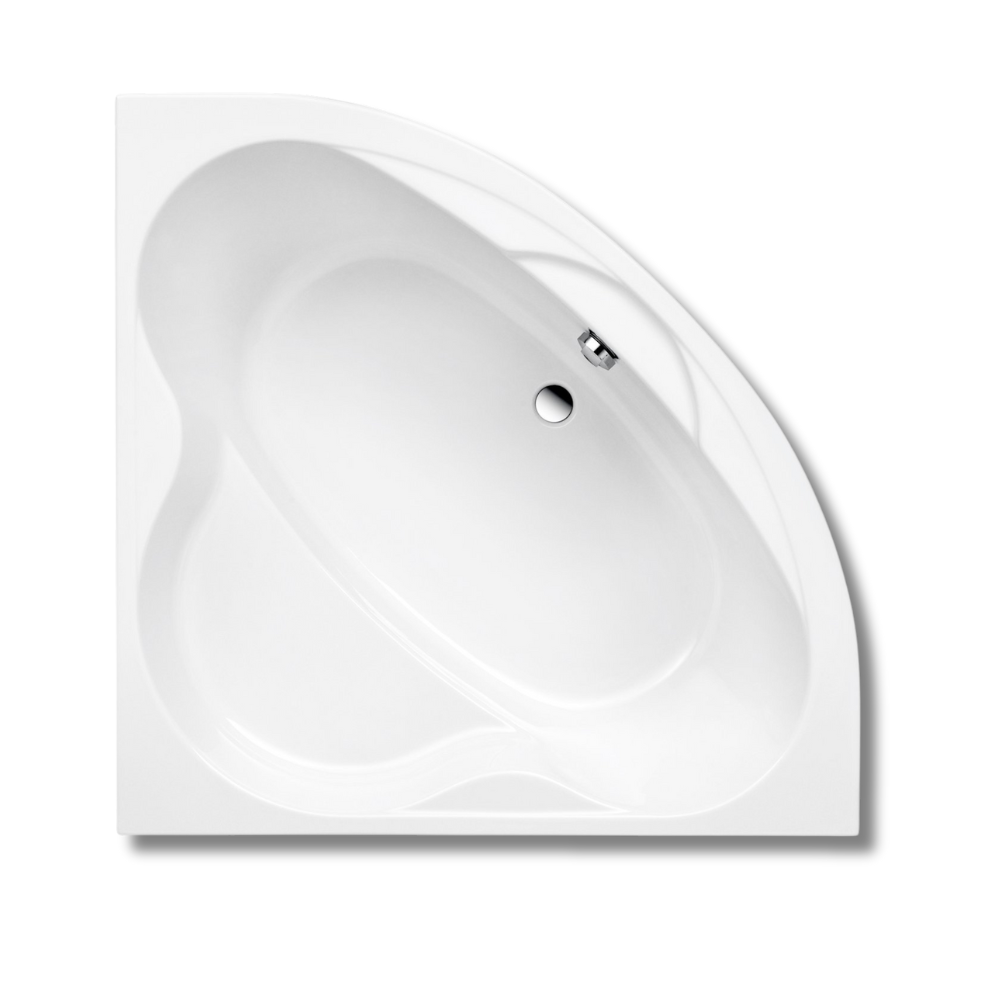 Vasca da bagno angolare solo guscio in acrilico bianco 140x140 Cm