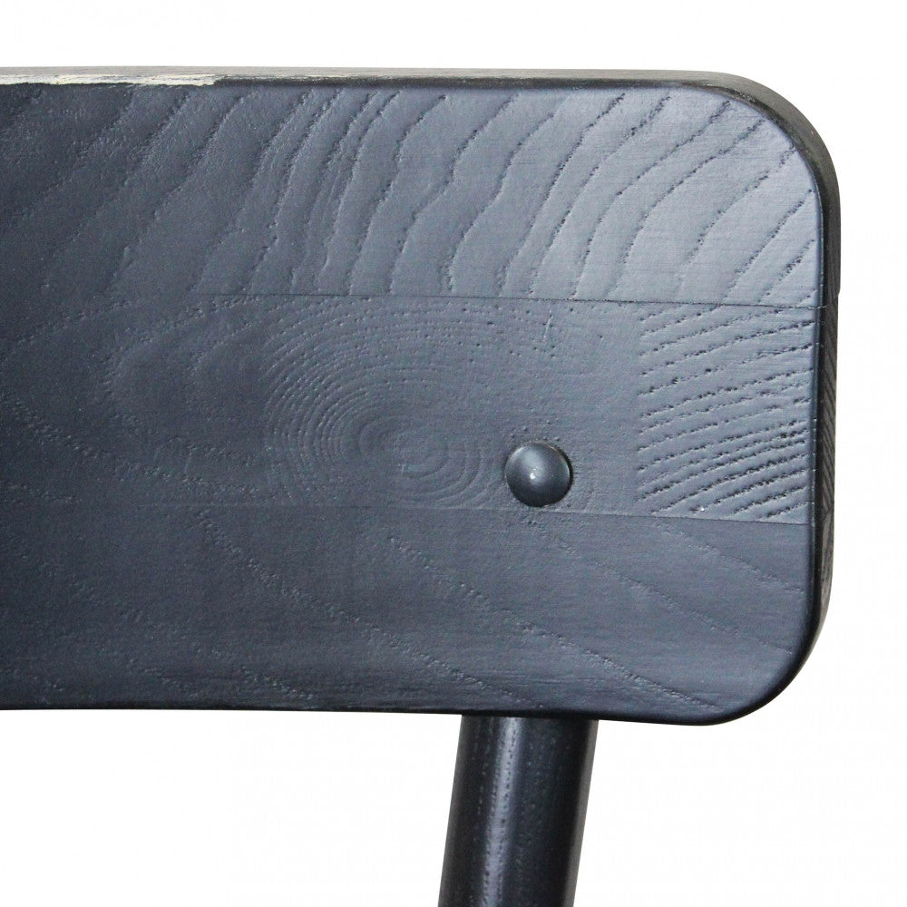 Sedia senza braccioli da interno in legno verniciato 45x42xH87 cm Polly