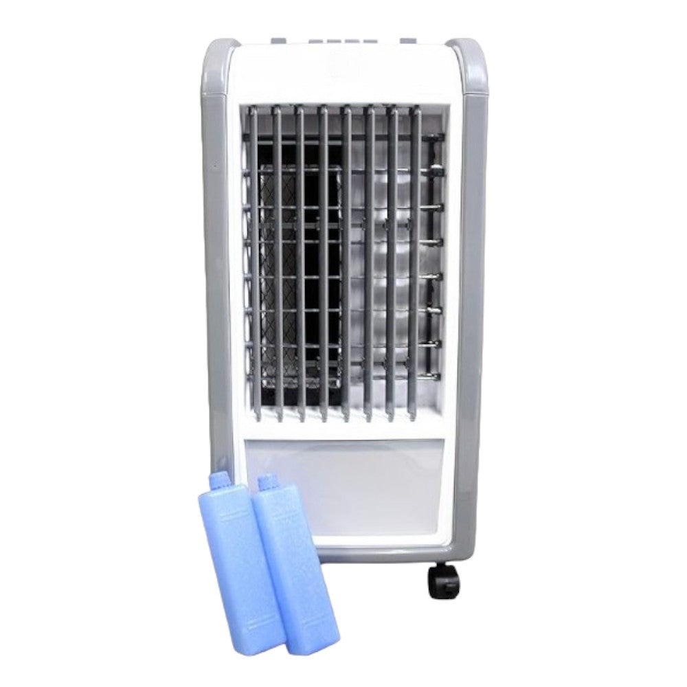 Ventilatore raffrescatore d'aria per casa umidificatore a liquido con tre velocità 4 lt