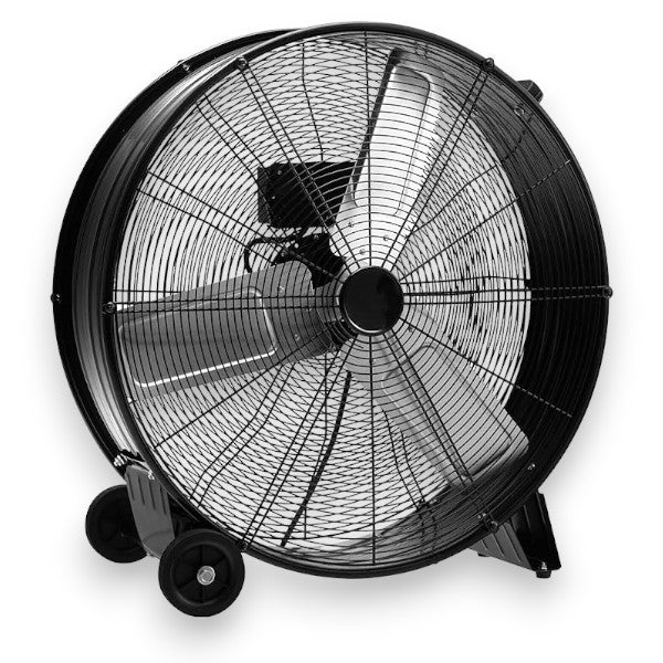 Ventilatore industriale da terra diametro 60 cm alta velocità con ruote di spostamento 220V-50Hz