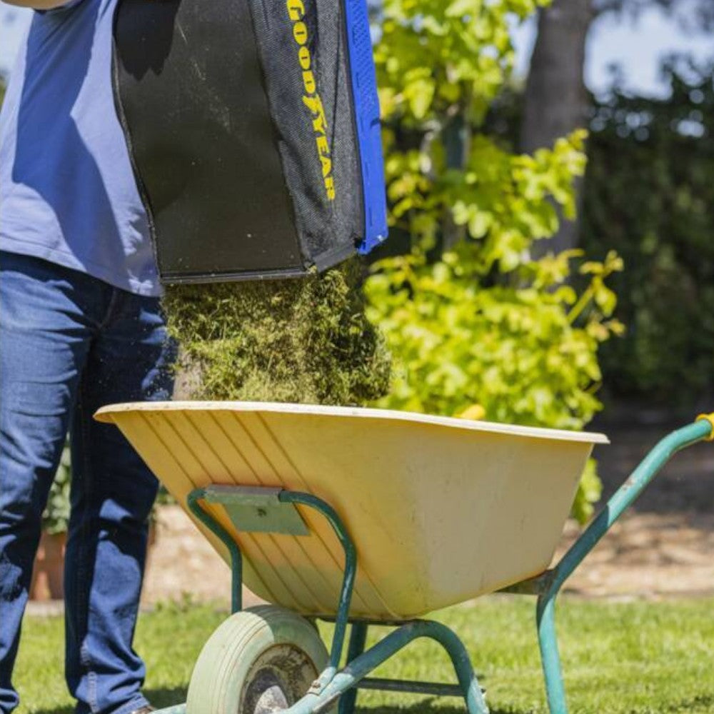 Tosaerba a scoppio benzina con avvio manuale in acciaio per giardino