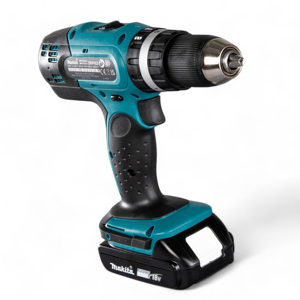 Trapano avvitatore con percussione 18V 13 mm DHP453RFE Makita 18v 3,0ah