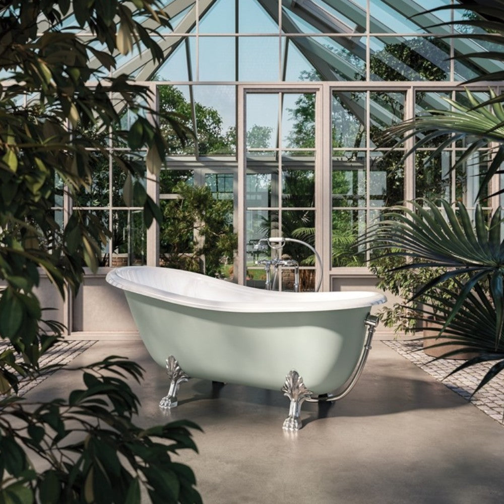 Vasca da bagno epoca solo guscio realizzata in metracrilato 170x80xH72/61