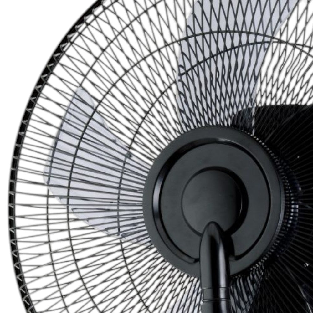 Ventilatore multifunzione a 3 pale con ruote e nebulizzatore 100W display led Nebuly