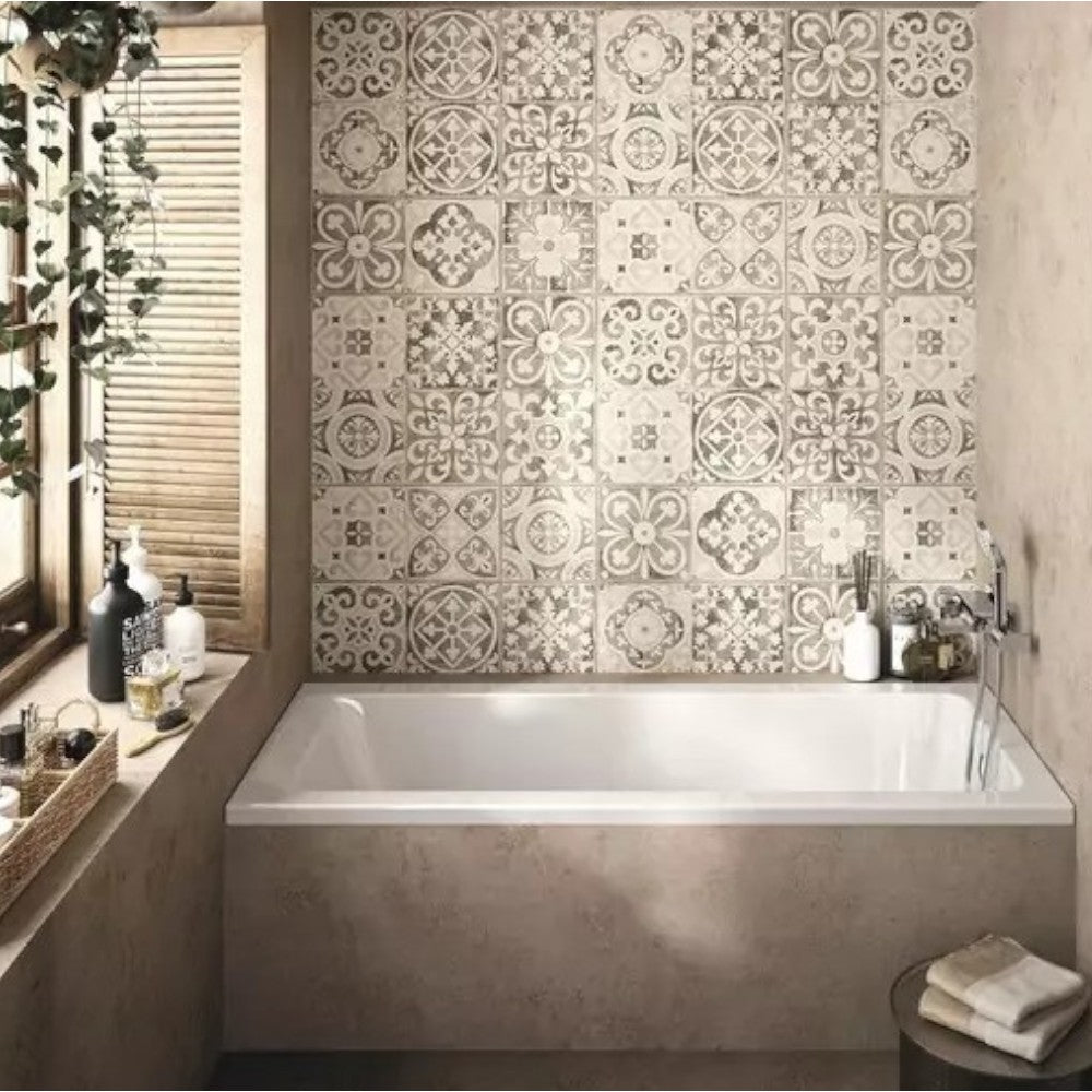 Vasca da bagno rettangolare solo guscio ad incasso in acrilico 170x70 cm 252 lt Connect