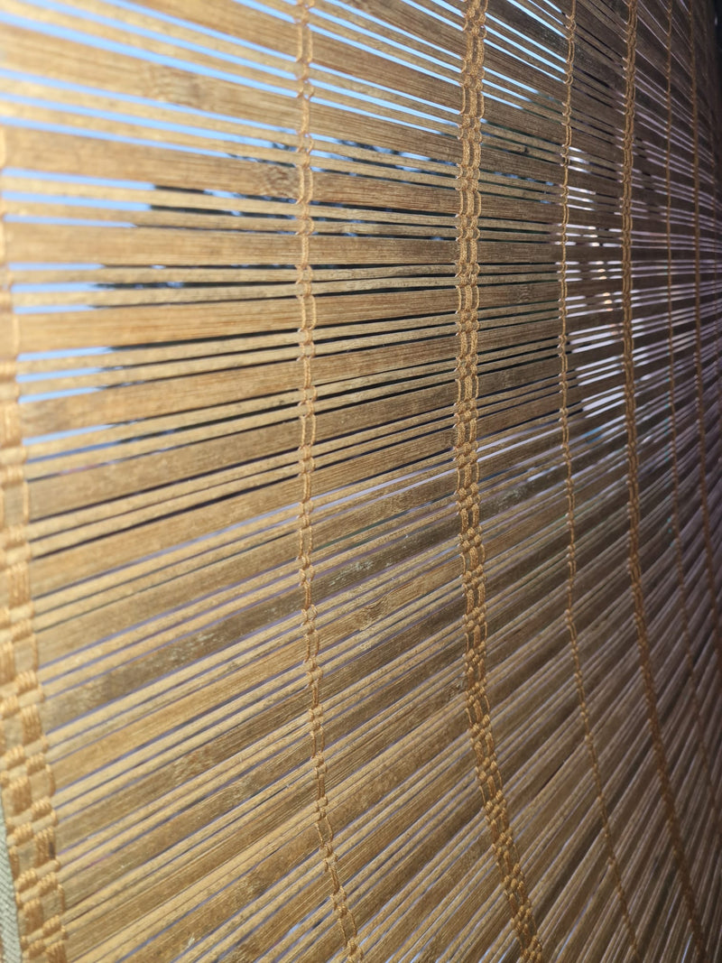 Tapparella midollino Bamboo e legno con carrucola e cordino Folk Garden Deluxe Collection