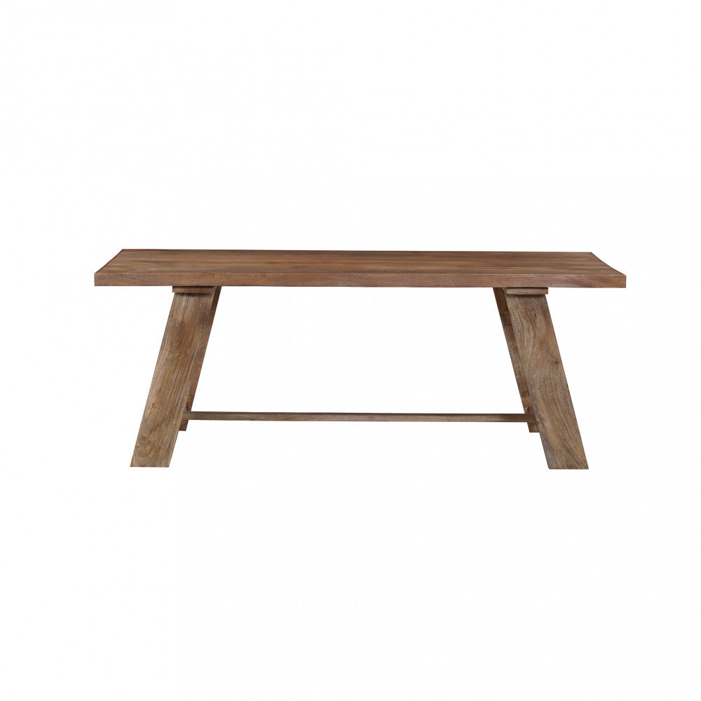Tavolo fisso da pranzo in legno di mango 200x100 cm