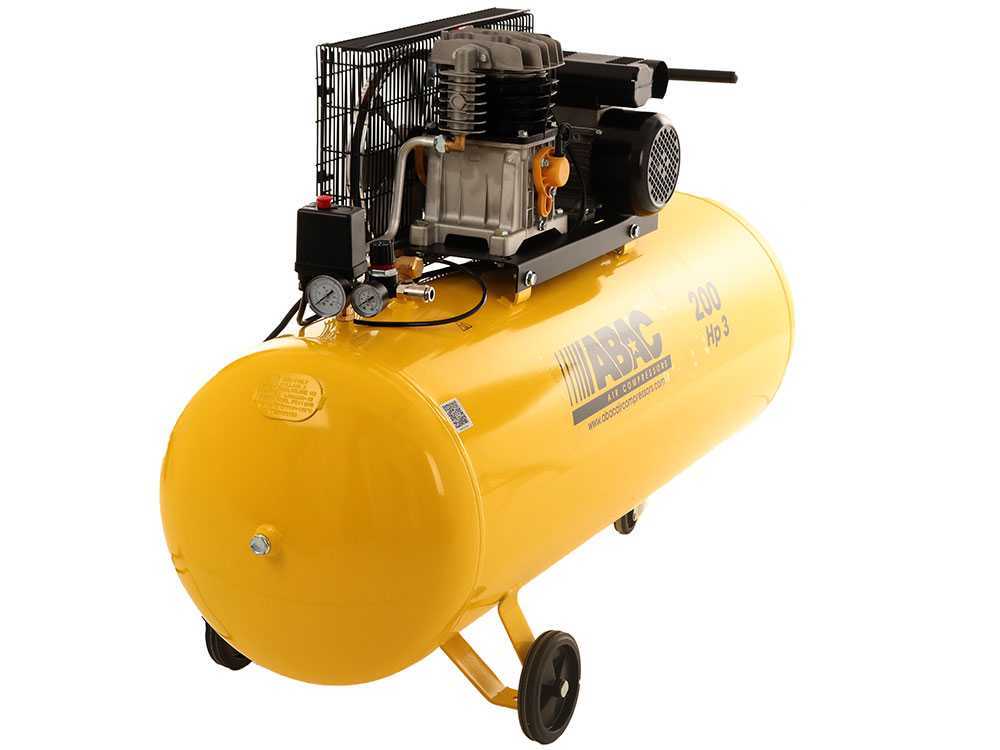 Compressore aria a cinghia ABAC base line 200 lt aria compressa