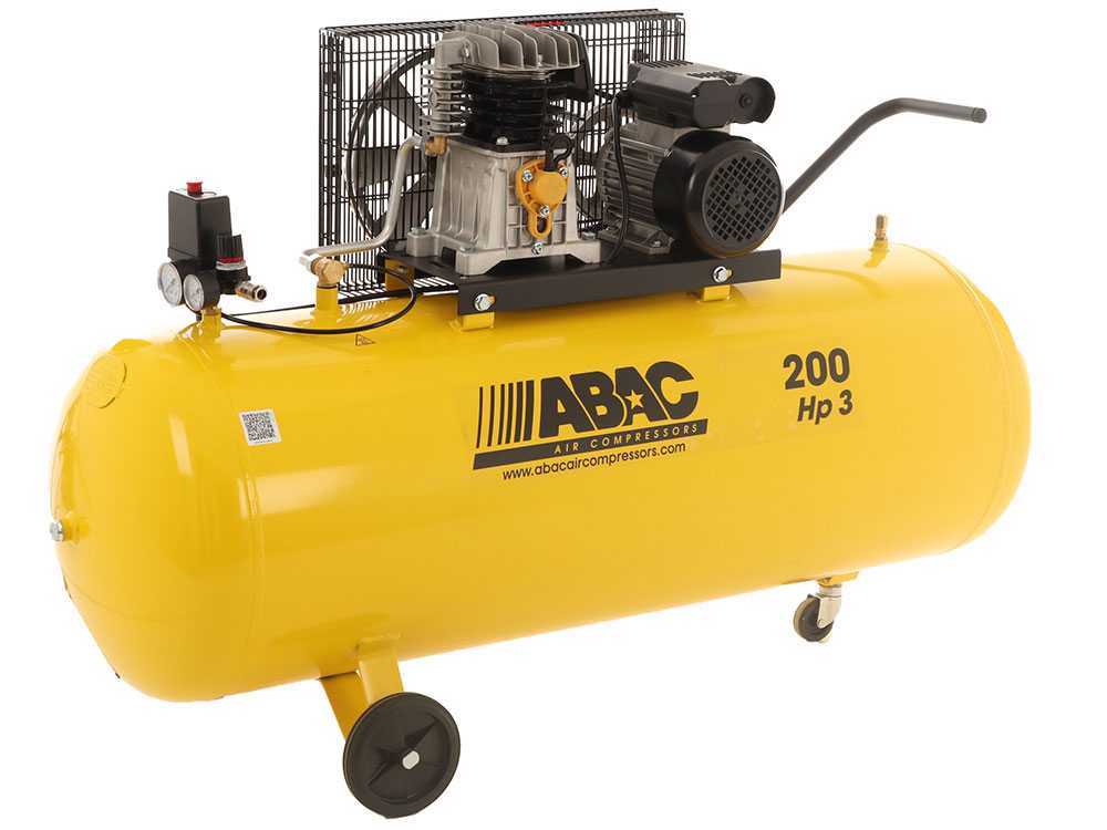 Compressore aria a cinghia ABAC base line 200 lt aria compressa