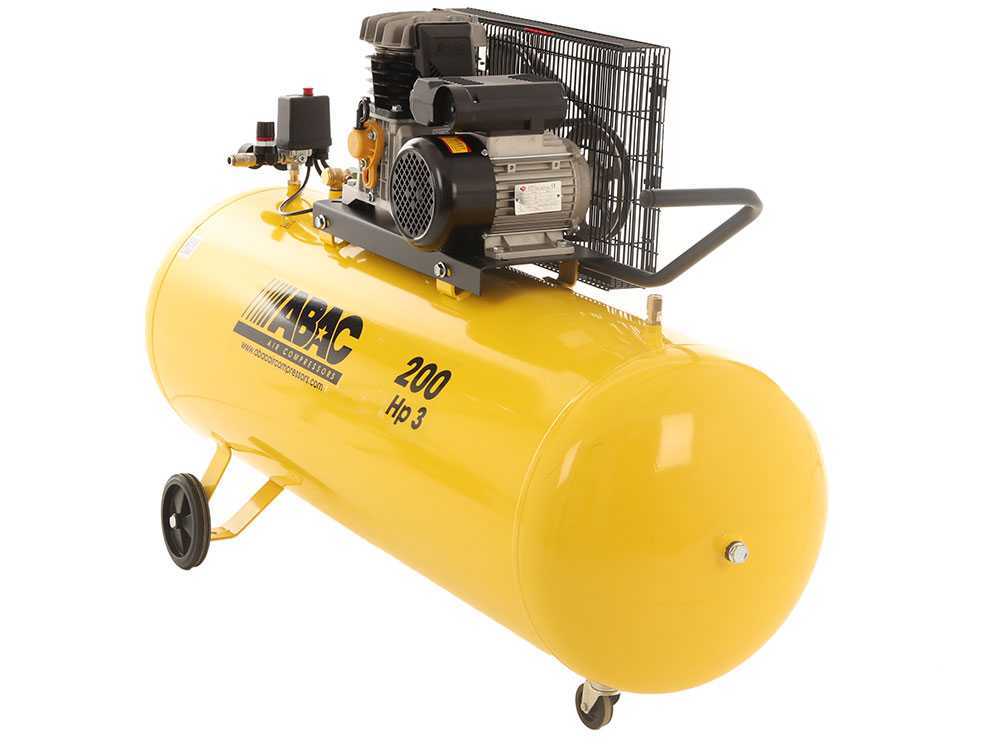 Compressore aria a cinghia ABAC base line 200 lt aria compressa