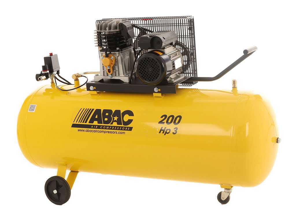Compressore aria a cinghia ABAC base line 200 lt aria compressa