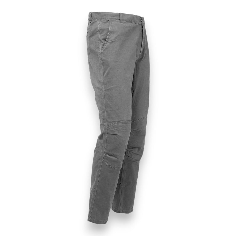 Pantalone da lavoro grigio effetto consumato delave con tasche multiple tessuto elasticizzato rinforzato slim fit