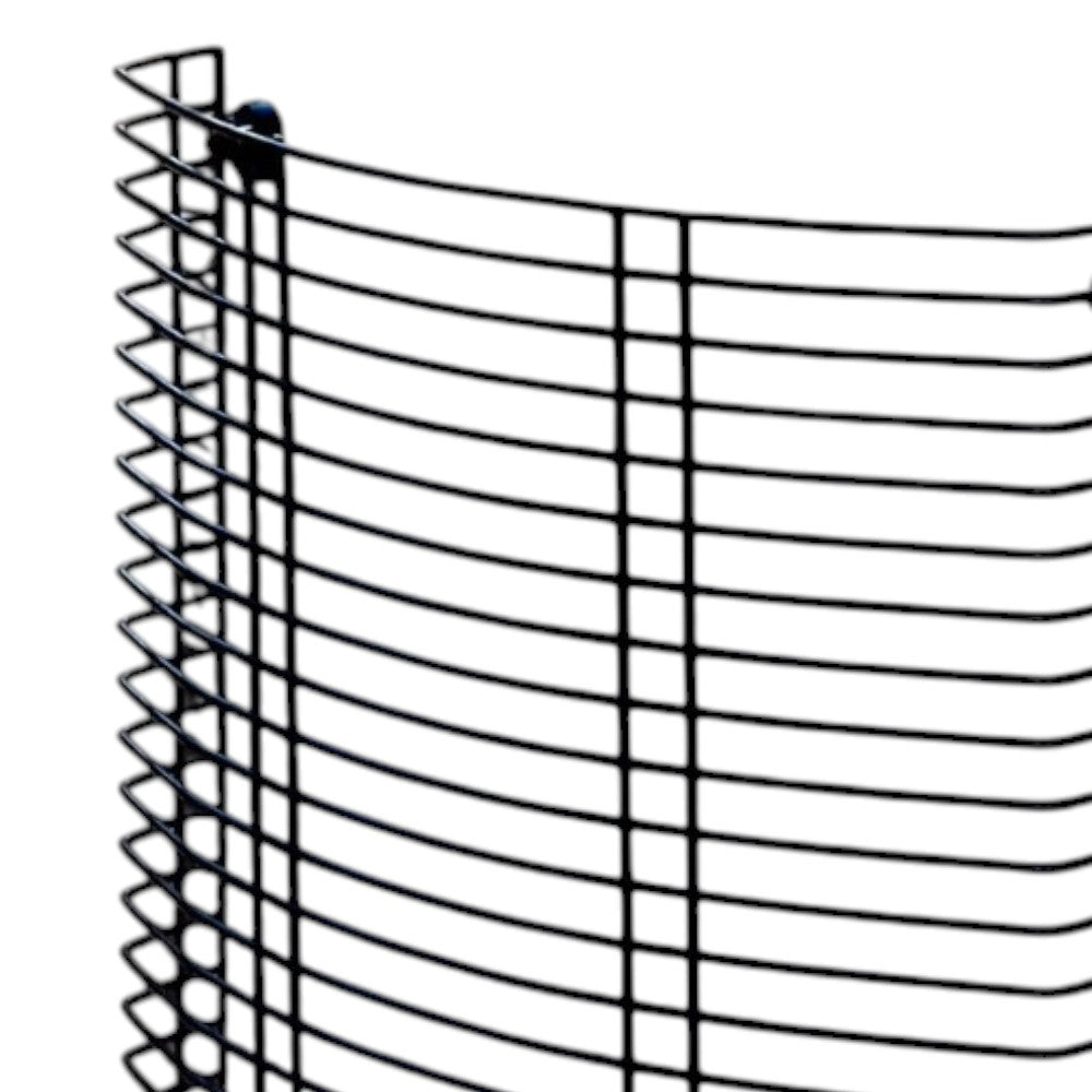 Griglia salvaustioni ovale per protezione bambini con 4 elementi a calamita 29,5x8xH42,5 cm