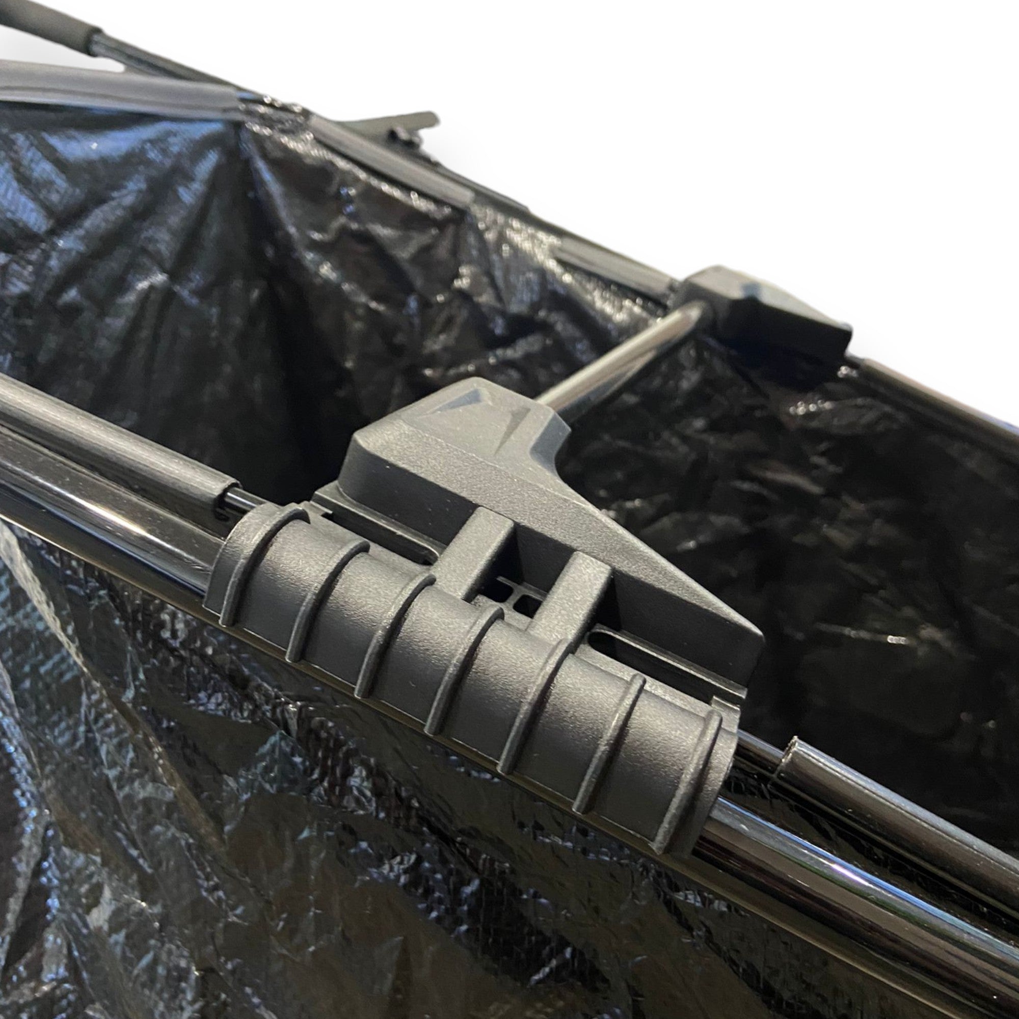 Arieggiatore spazzatrice raccoglitore di foglie a spinta con ruote per giardino con sacco removibile 100 lt