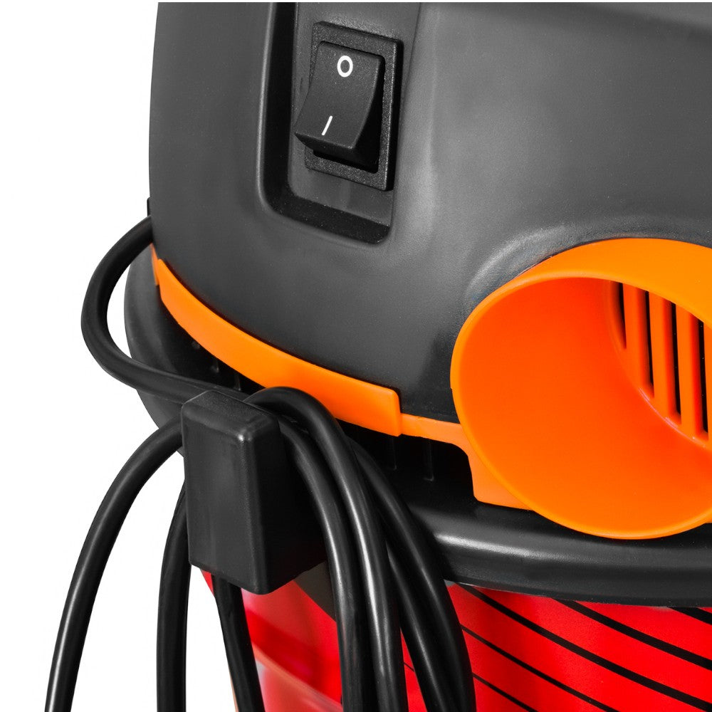 Aspiracenere elettrico potente silenzioso scuotifiltro capienza 18 litri 800 watt fusto acciaio filtro lavabile