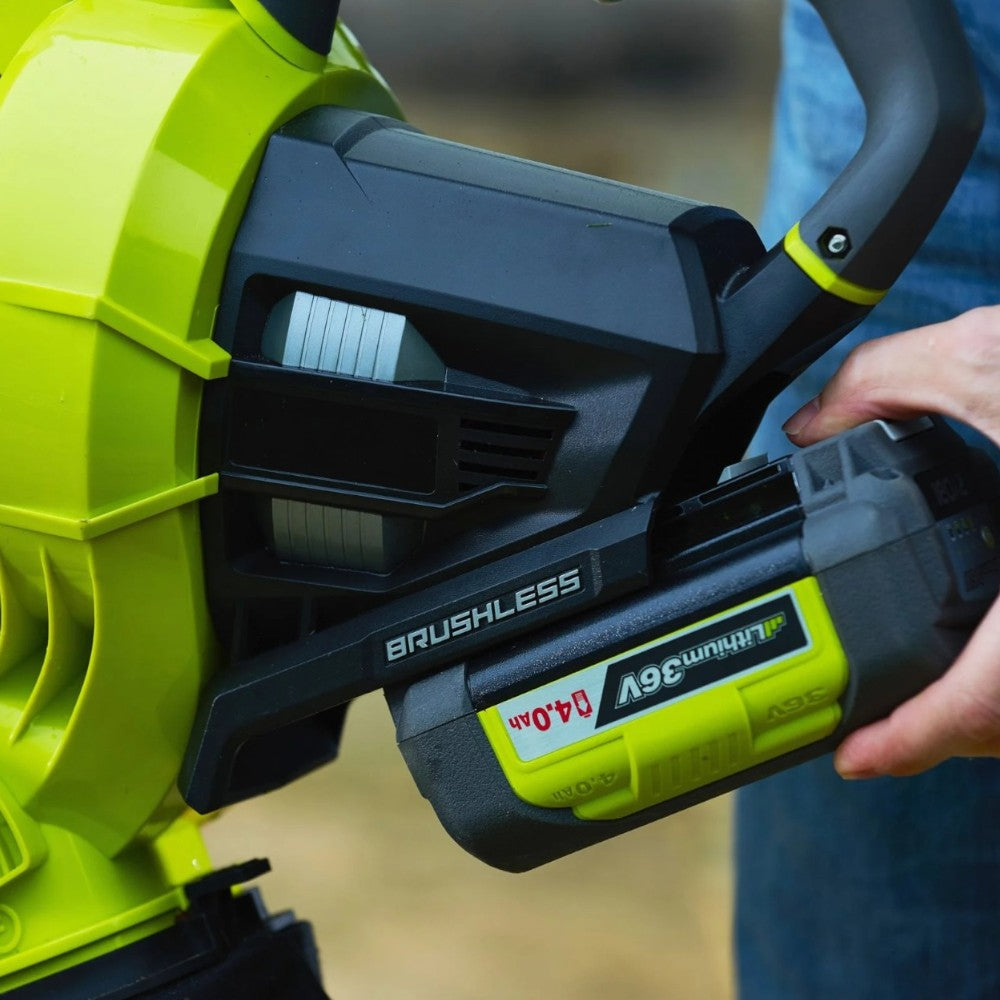 Soffiatore aspiratore trituratore a batteria brushless 36V Rbv36B