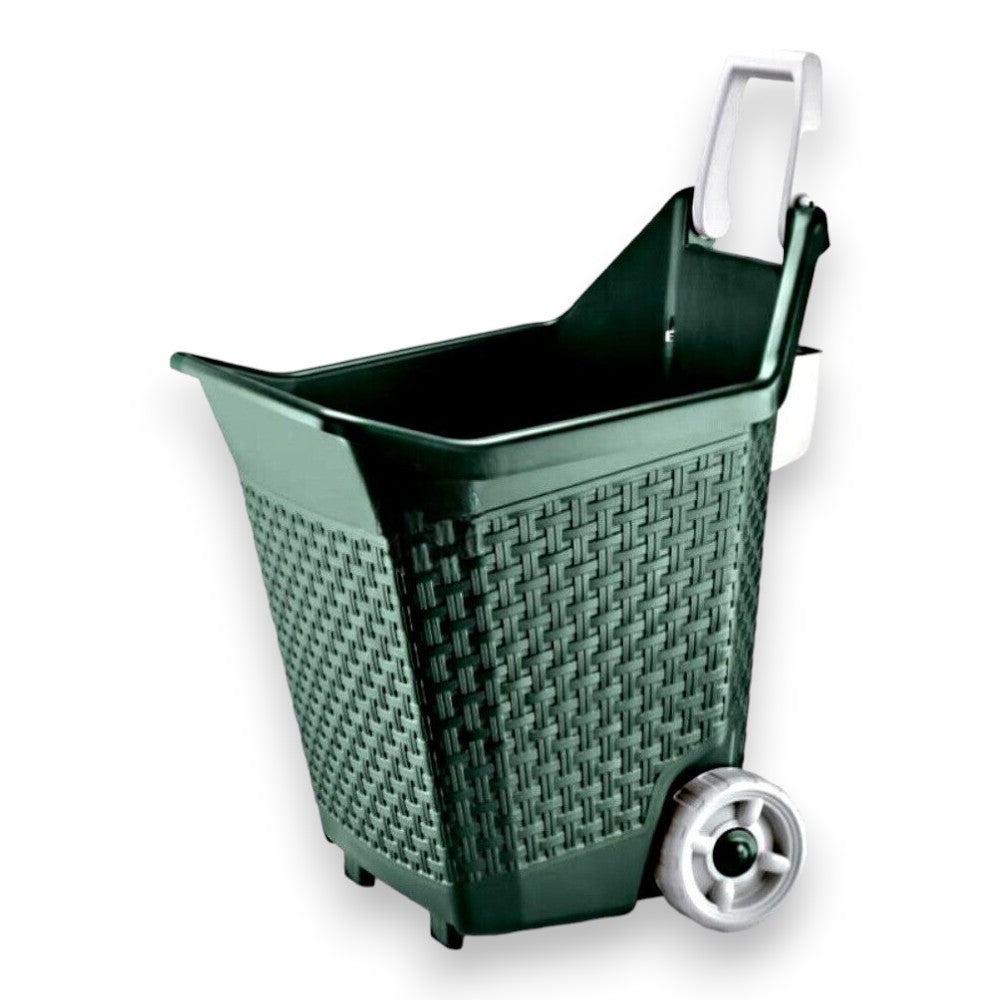 Carriola carrello multiuso kart per esterno giardino 59x50xH72 cm 76 lt