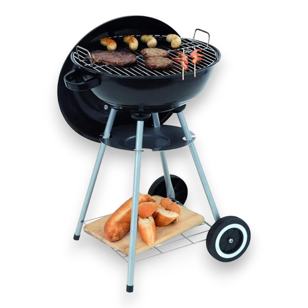 Barbecue a carbone miami da esterno con lamiera in acciaio 44x44xH71 cm