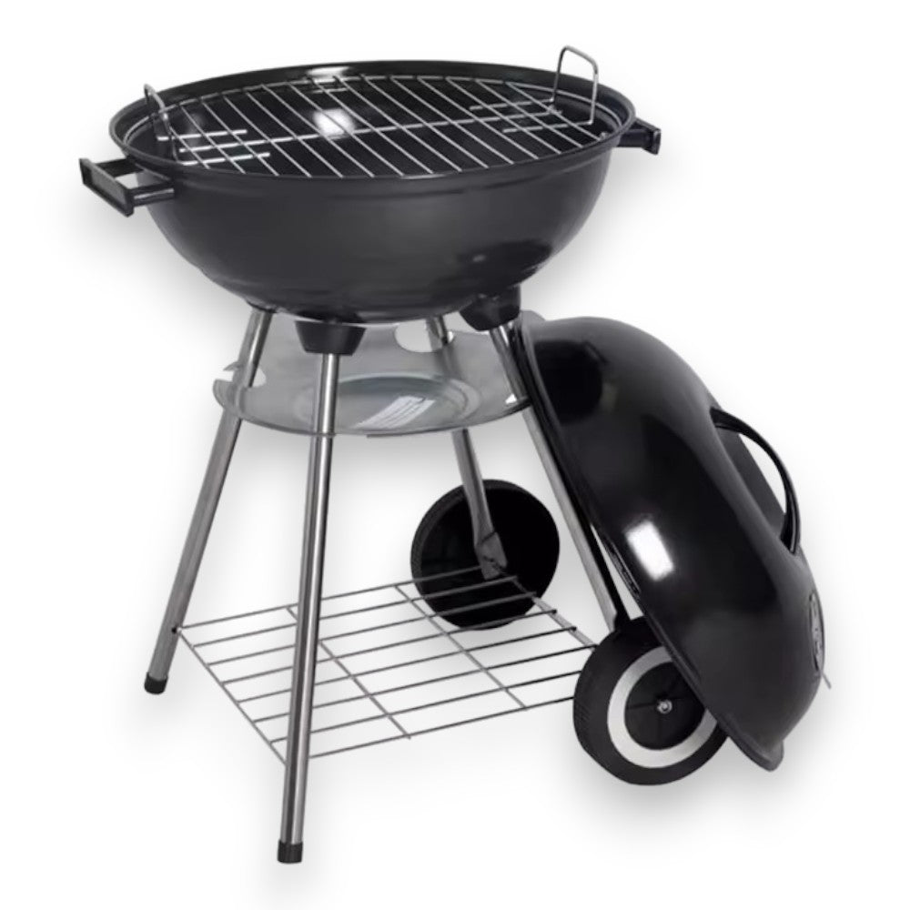 Barbecue a carbone miami da esterno con lamiera in acciaio 44x44xH71 cm