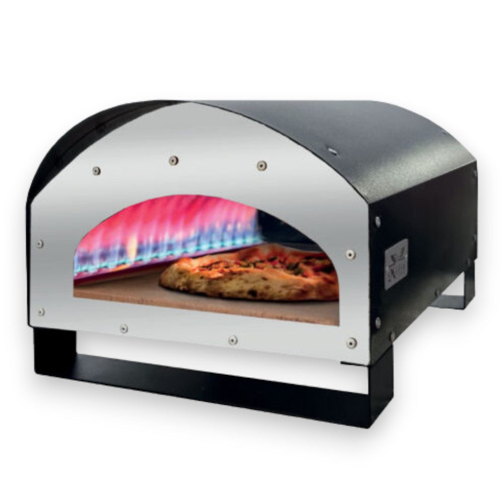 Forno per pizza a gas GPL da esterno cottura diretta in acciaio perseo