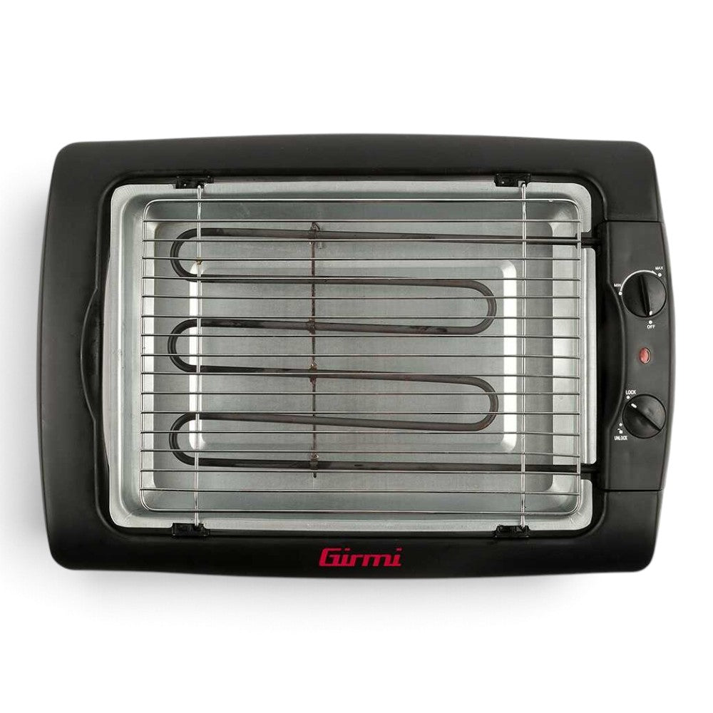 Barbecue elettrico 2000W con griglia in acciaio corazzato e termostato regolabile BQ12